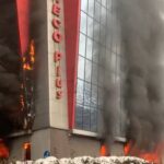Избувна пожар во сараевскиот пазар „Хеко“ (ВИДЕО)