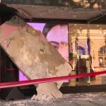 Дел од настрешница се урна во центарот на Белград